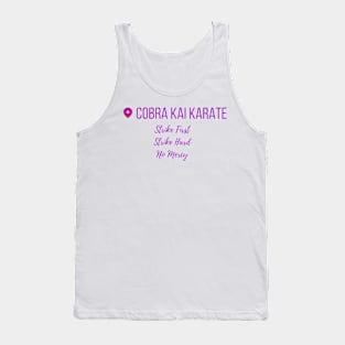 Copy of cobra kai karate position Tank Top